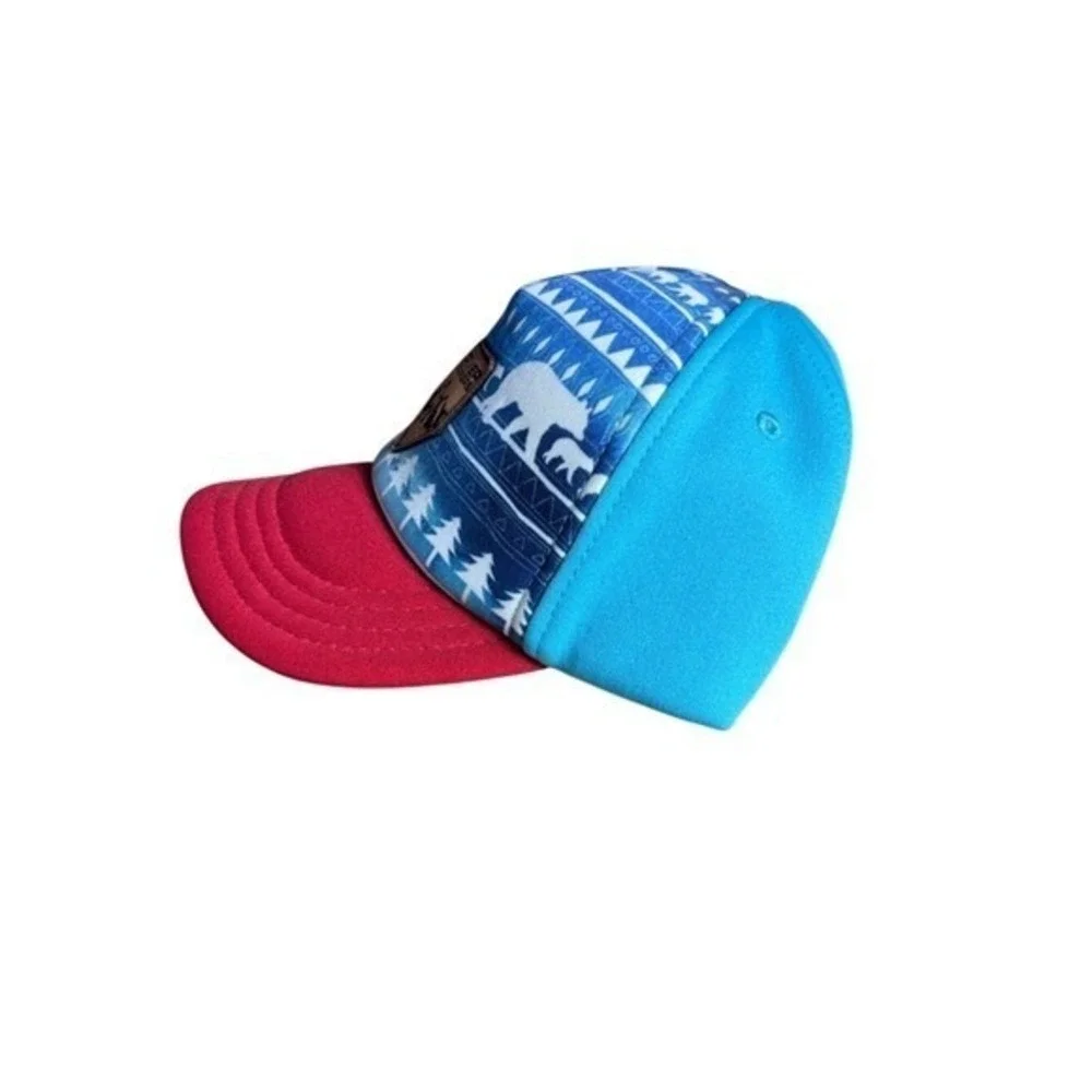 Locale Boys Infant/Toddler Soft Terry Cloud Baseball Hat Cap w/Bears Trees NEW